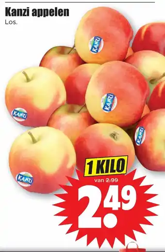 Dirk Kanzi appelen 1 Kilo aanbieding