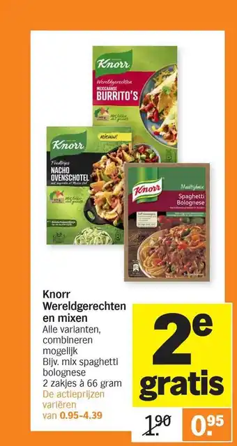 Albert Heijn Knorr Wereldgerechten En Mixen 66 gram aanbieding