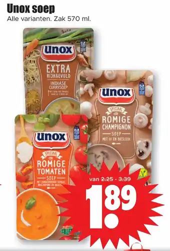 Dirk Unox soep zak 570 ml aanbieding