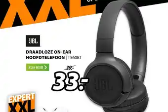 Expert JBL Draadloze On-Ear Hoofdtelefoon | T560BT aanbieding