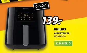 Expert Philips Airfryer XL HD9270/70 aanbieding