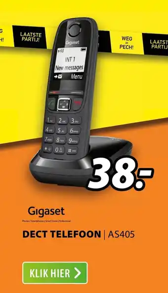 Expert Gigaset Dect Telefoon AS405 aanbieding