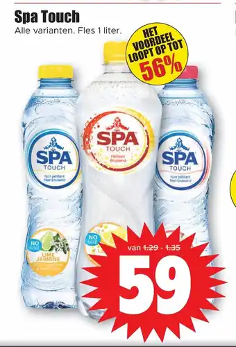 Dirk Spa Touch 1 liter aanbieding