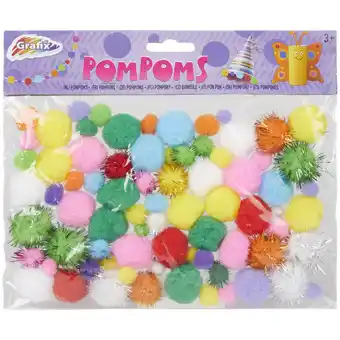 Action Grafix pompoms aanbieding