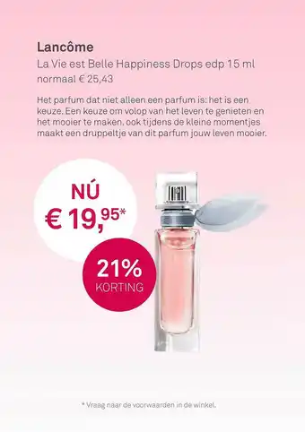 Mooi parfumerie Lancôme 21% Korting 15ml aanbieding