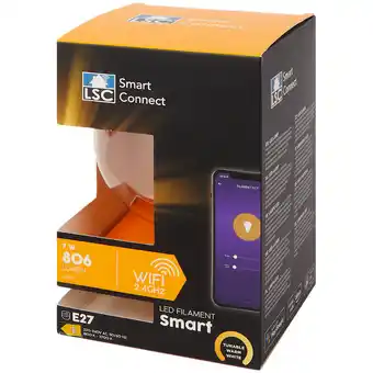 Action LSC Smart Connect slimme filament ledlamp aanbieding