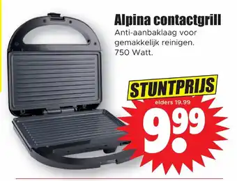 Dirk Alpina contactgrill aanbieding