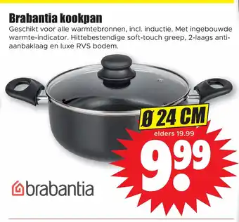 Dirk Brabantia kookpan 24 cm aanbieding