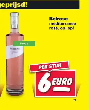 Nettorama Belrose Mediterranee Rosé aanbieding