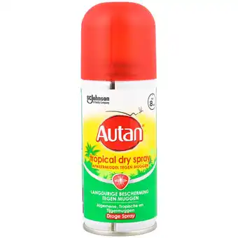 Action Autan muggenspray Tropical Dry aanbieding
