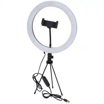 Action Selfie ring light met statief aanbieding