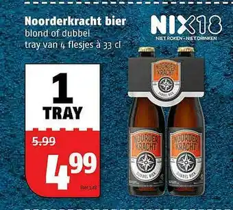 Poiesz Noorderkracht Bier Blond Of Dubbel aanbieding