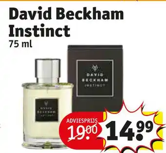 Kruidvat David Beckham Instinct aanbieding