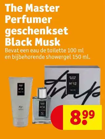 Kruidvat The Master Perfumer geschenkset Black Musk aanbieding