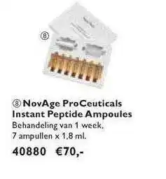 Oriflame NovAge ProCeuticals Instant Peptide Ampoules aanbieding