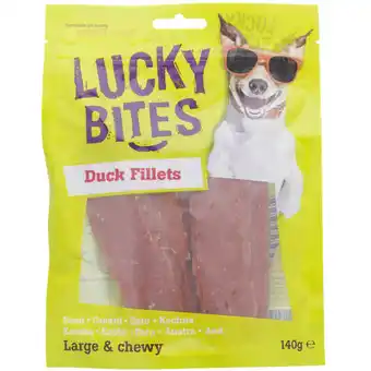 Action Lucky Bites Duck Fillets hondensnacks aanbieding