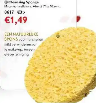 Oriflame Cleansing Sponge aanbieding