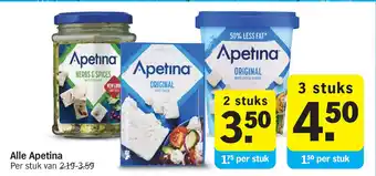 Albert Heijn Alle Apetina aanbieding