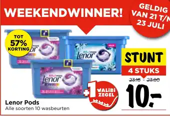 Vomar Voordeelmarkt Lenor Pods aanbieding