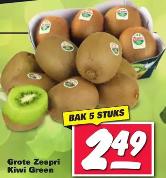 Nettorama Grote Zespri Kiwi Green aanbieding