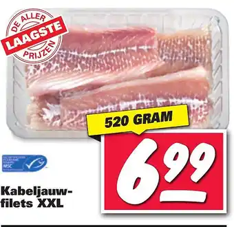 Nettorama Kabeljauw- filets XXL aanbieding