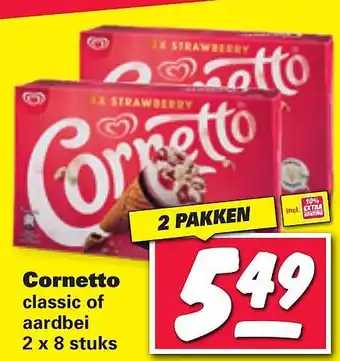 Nettorama Cornetto aanbieding