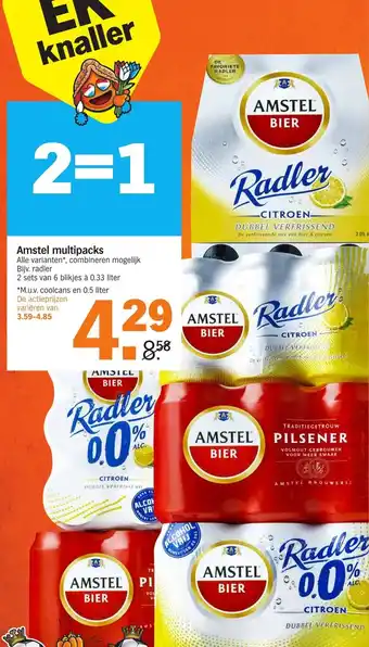 Albert Heijn Amstel 6-pakcs aanbieding