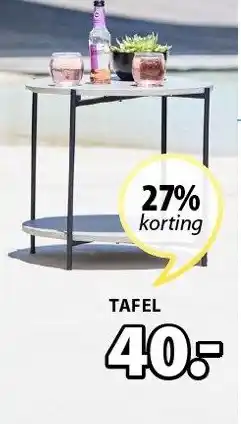 Jysk OTTA TAFEL aanbieding