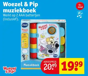 Kruidvat Woezel & Pip muziekboek aanbieding