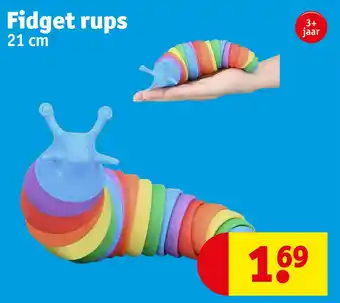 Kruidvat Fidget rups 21 cm aanbieding