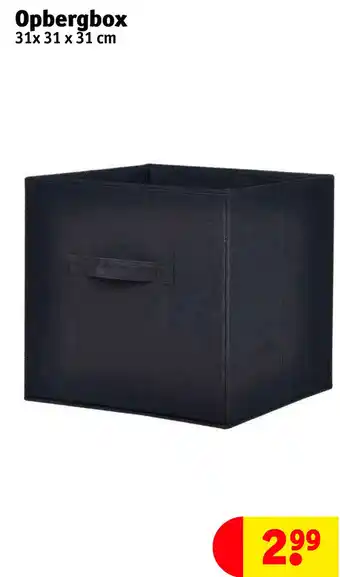 Kruidvat Opbergbox 31x 31 x 31 cm aanbieding