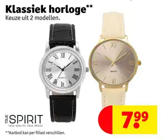 Kruidvat Klassiek horloge aanbieding