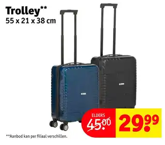 Kruidvat Trolley aanbieding