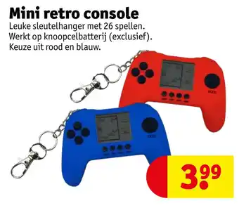 Kruidvat Mini retro console aanbieding