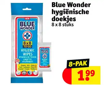 Kruidvat Blue Wonder hygiënische doekjes aanbieding