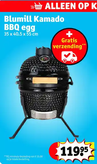 Kruidvat Blumill Kamado BBQ egg aanbieding