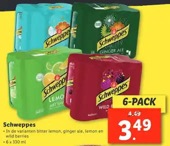 Lidl Schweppes aanbieding