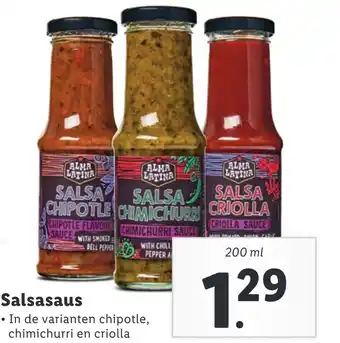 Lidl Salsasaus aanbieding