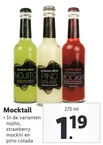 Lidl Mocktail aanbieding