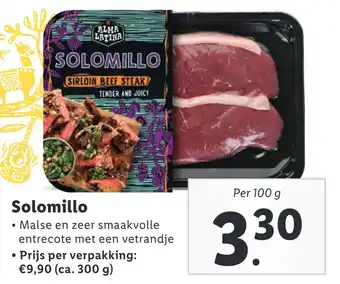 Lidl Solomillo aanbieding