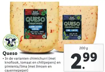 Lidl Queso aanbieding