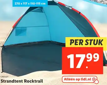 Lidl Strandtent Rocktrail aanbieding