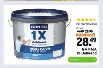 GAMMA 1 x Dekkend aanbieding