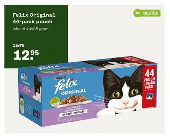 Welkoop Felix Original 44-pack pouch 44x85 gram aanbieding