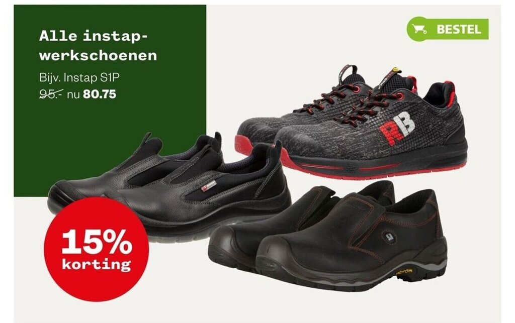 Welkoop discount werkschoenen aanbieding