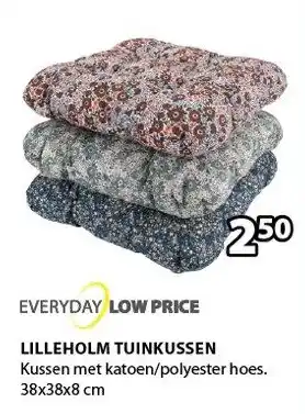 Jysk LILLEHOLM TUINKUSSEN aanbieding