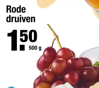 ALDI Rode Druiven 500 gram aanbieding