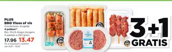 PLUS PLUS BBQ Vlees of vis aanbieding