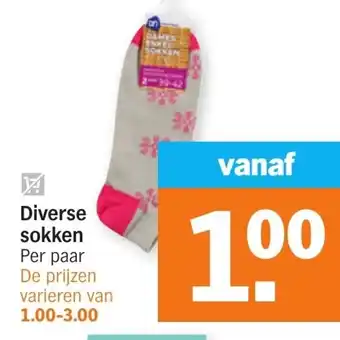 Albert Heijn Diverse sokken aanbieding