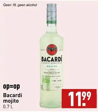 ALDI Bacardi mojito aanbieding